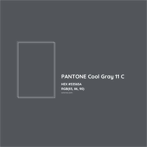 深灰色|PANTONE Cool Gray 11 C